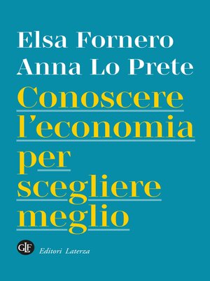 cover image of Conoscere l'economia per scegliere meglio